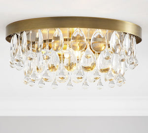 Clarissa Modern Flush Mount (15") - Zonesus