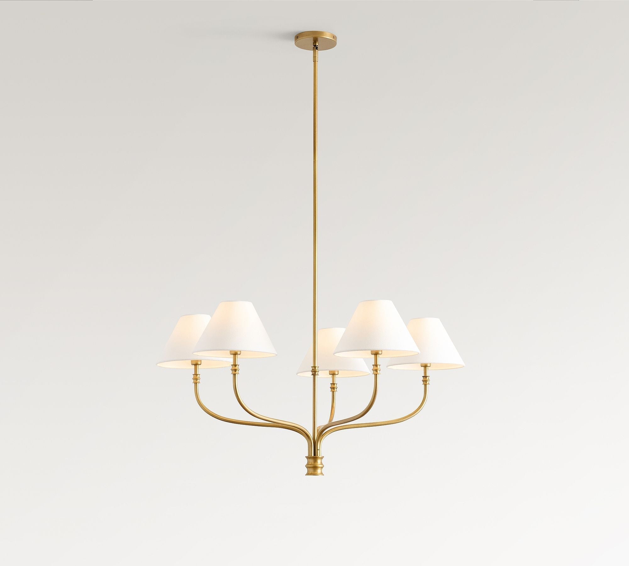 Collins Metal Round Chandelier (36"-51") - Zonesus