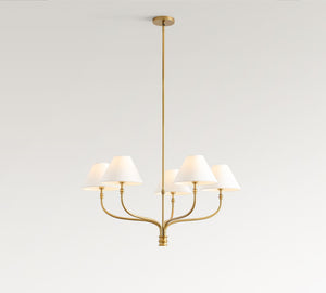 Collins Metal Round Chandelier (36"-51") - Zonesus