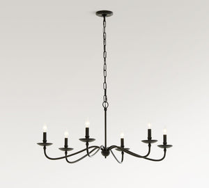 Lucca Iron Chandelier (38"-50") - Zonesus