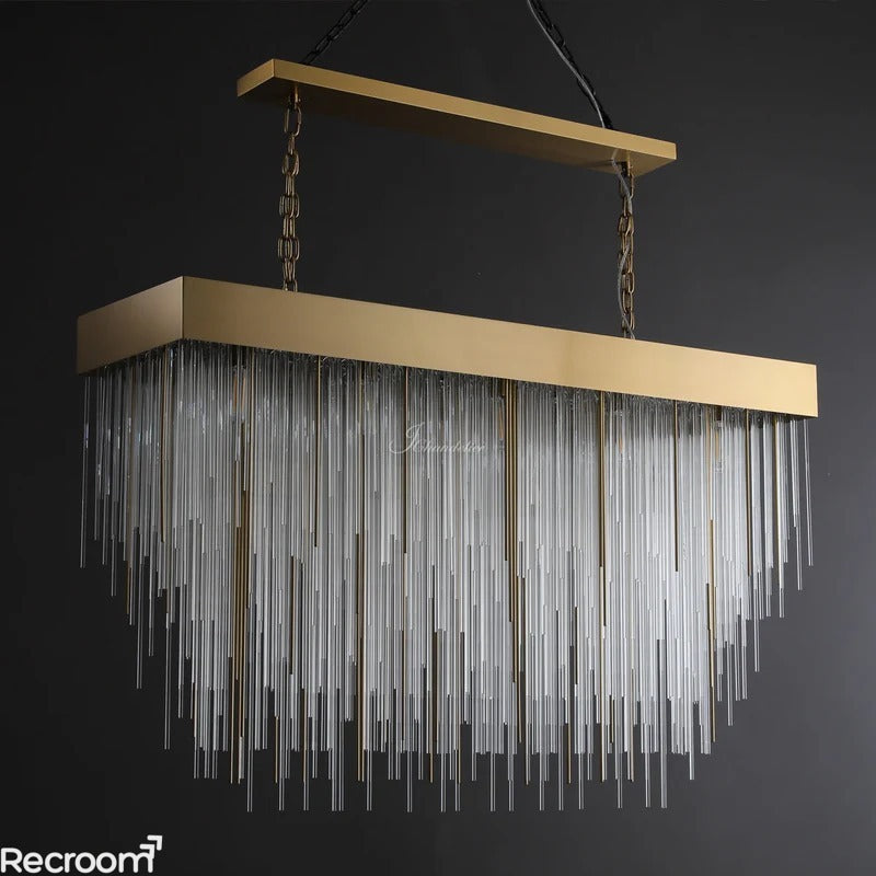 Casa Rectangular Chandelier 54" - Zonesus