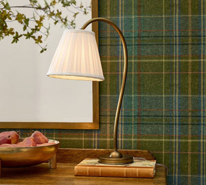 Baylor Pleated Shade Task Table Lamp 20" - Zonesus