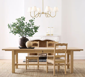 Baylor Round Pleated Shade Chandelier 38" - Zonesus
