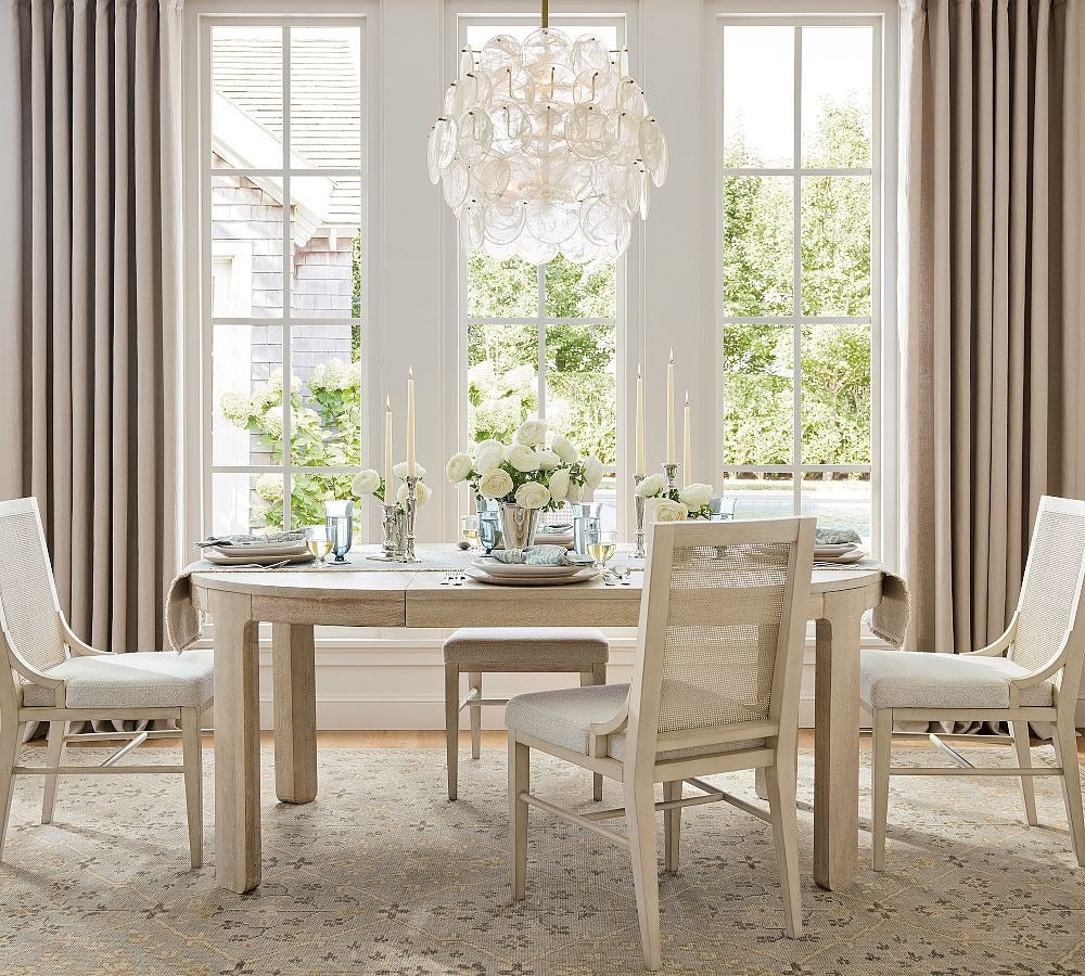 Riviera Glass Disc Chandelier 26" - Zonesus