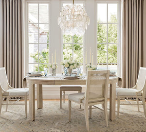 Riviera Glass Disc Chandelier 26" - Zonesus