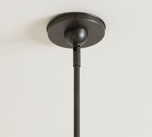 Baylor Round Pleated Shade Chandelier 38" - Zonesus