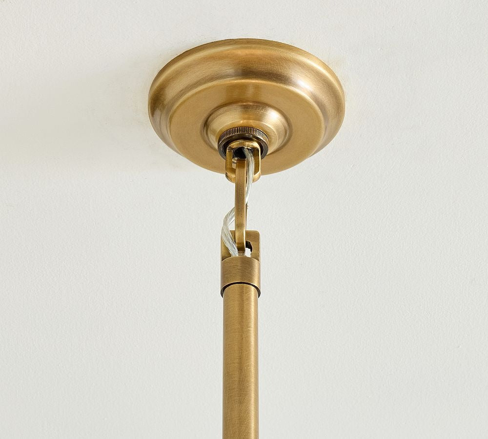 Riviera Glass Disc Chandelier 26" - Zonesus