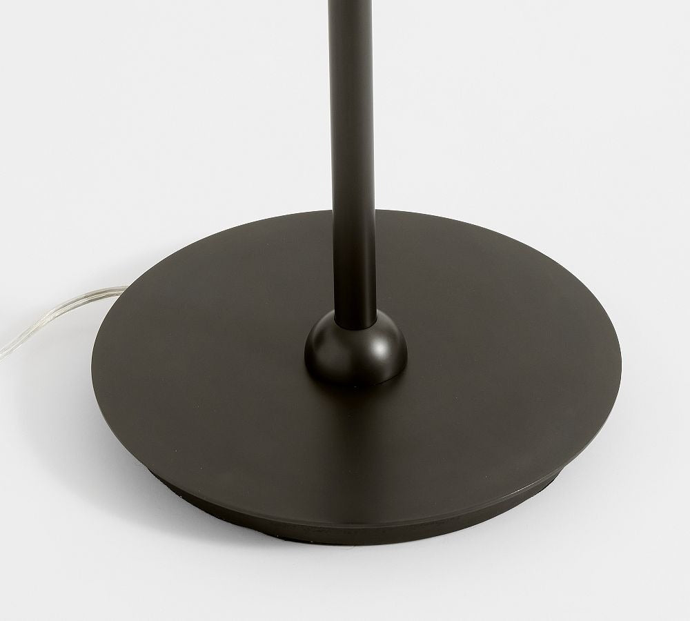 Baylor Pleated Shade Task Floor Lamp 64" - Zonesus