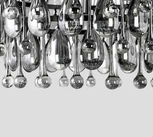 Ordman Crystal Round Chandelier 18" 28"D - Zonesus