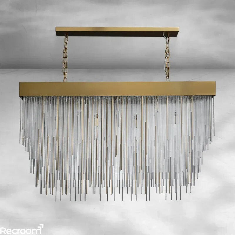 Casa Rectangular Chandelier 54" - Zonesus