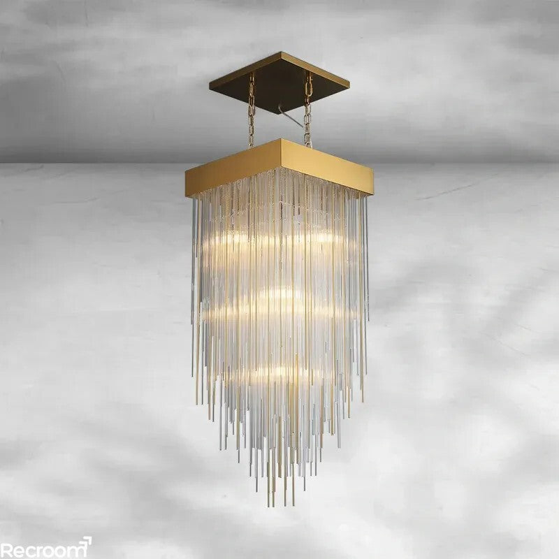 Casa Square Chandelier 21" 30" - Zonesus