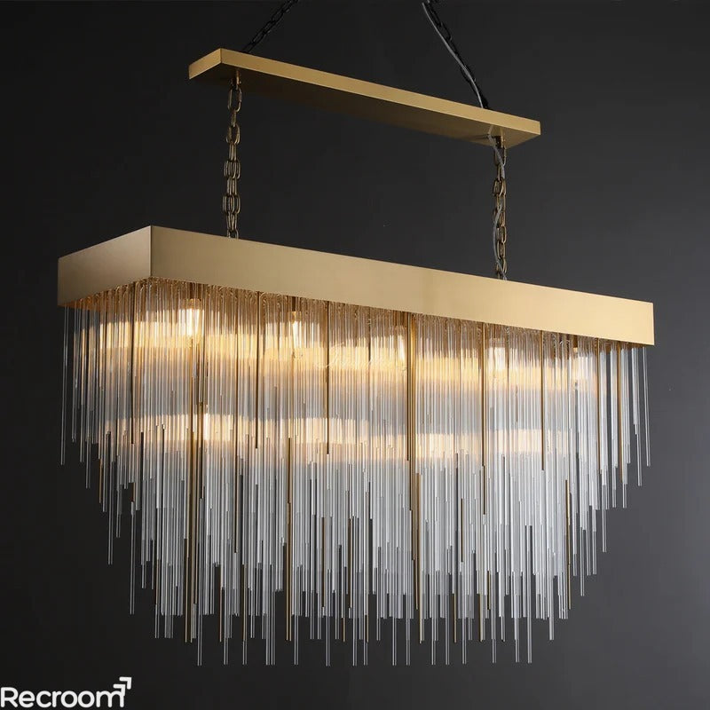 Casa Rectangular Chandelier 54" - Zonesus