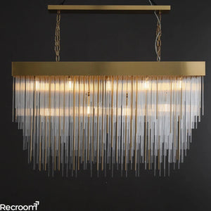 Casa Rectangular Chandelier 54" - Zonesus