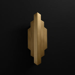 Luker Wall Sconce Brass - Zonesus