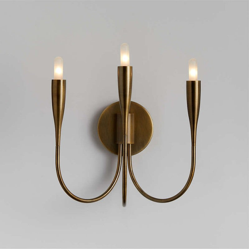 Curve Candelabra Wall Sconce - Zonesus