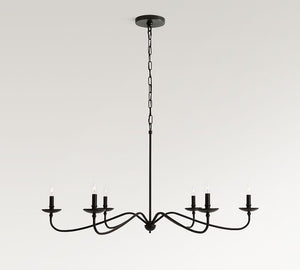 Lucca Iron Chandelier (38"-50") - Zonesus