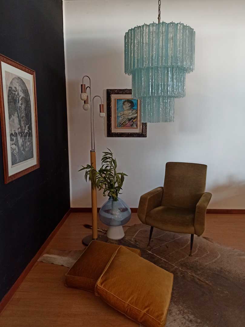 Murano Chandelier – 52 tubes – Opal - Zonesus