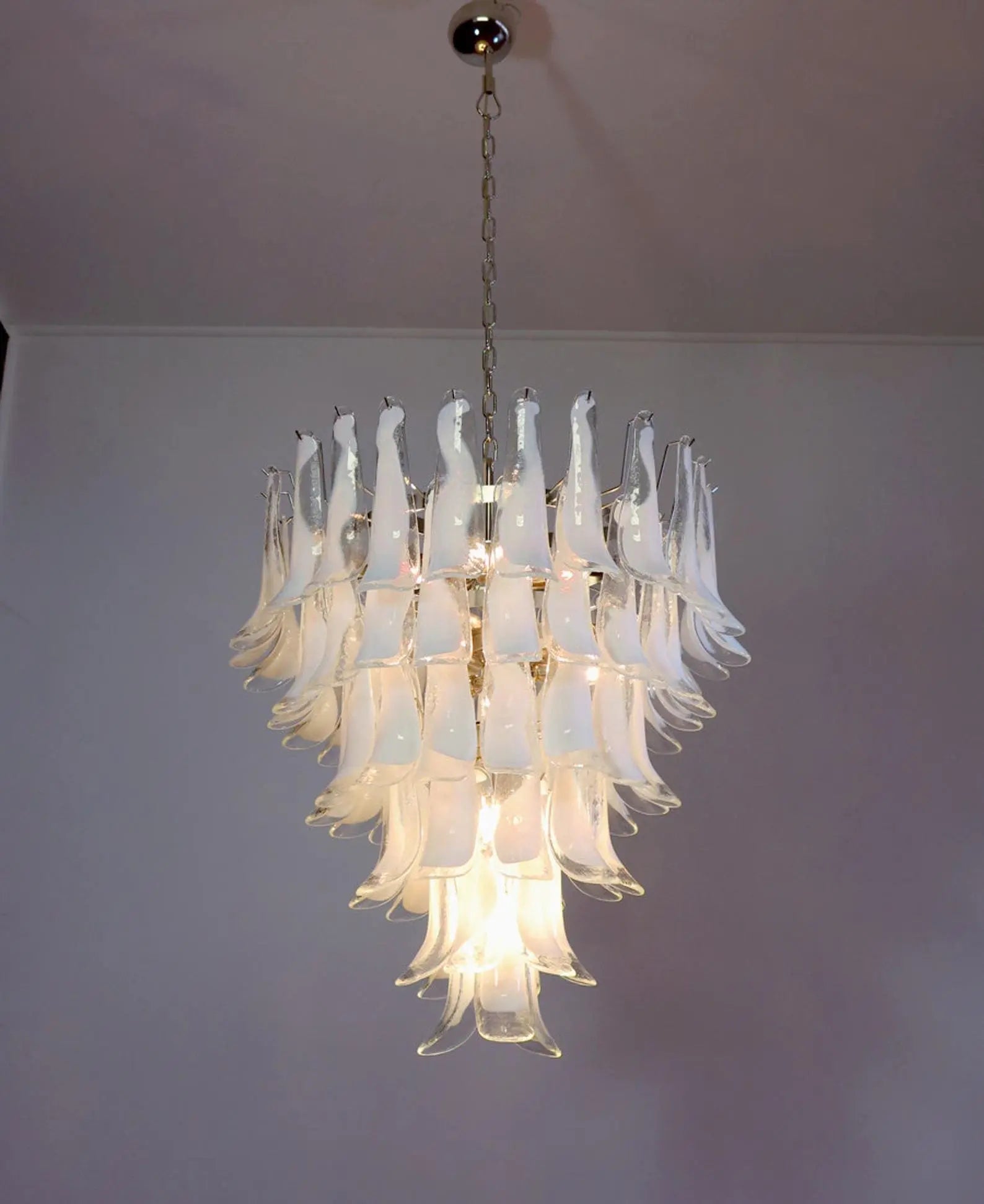 Murano Chandelier – 75 petals – Transparent - Zonesus