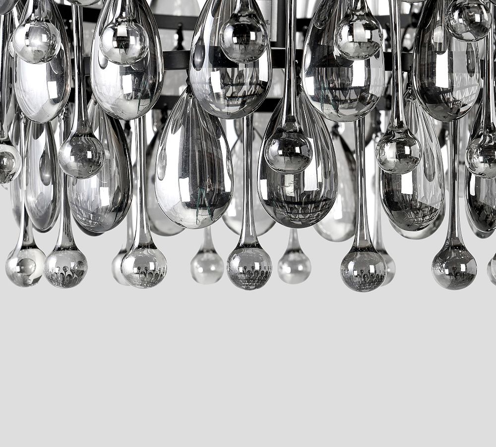 Ordman Crystal Round Chandelier (28") - Zonesus