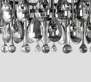 Ordman Crystal Round Chandelier (28") - Zonesus