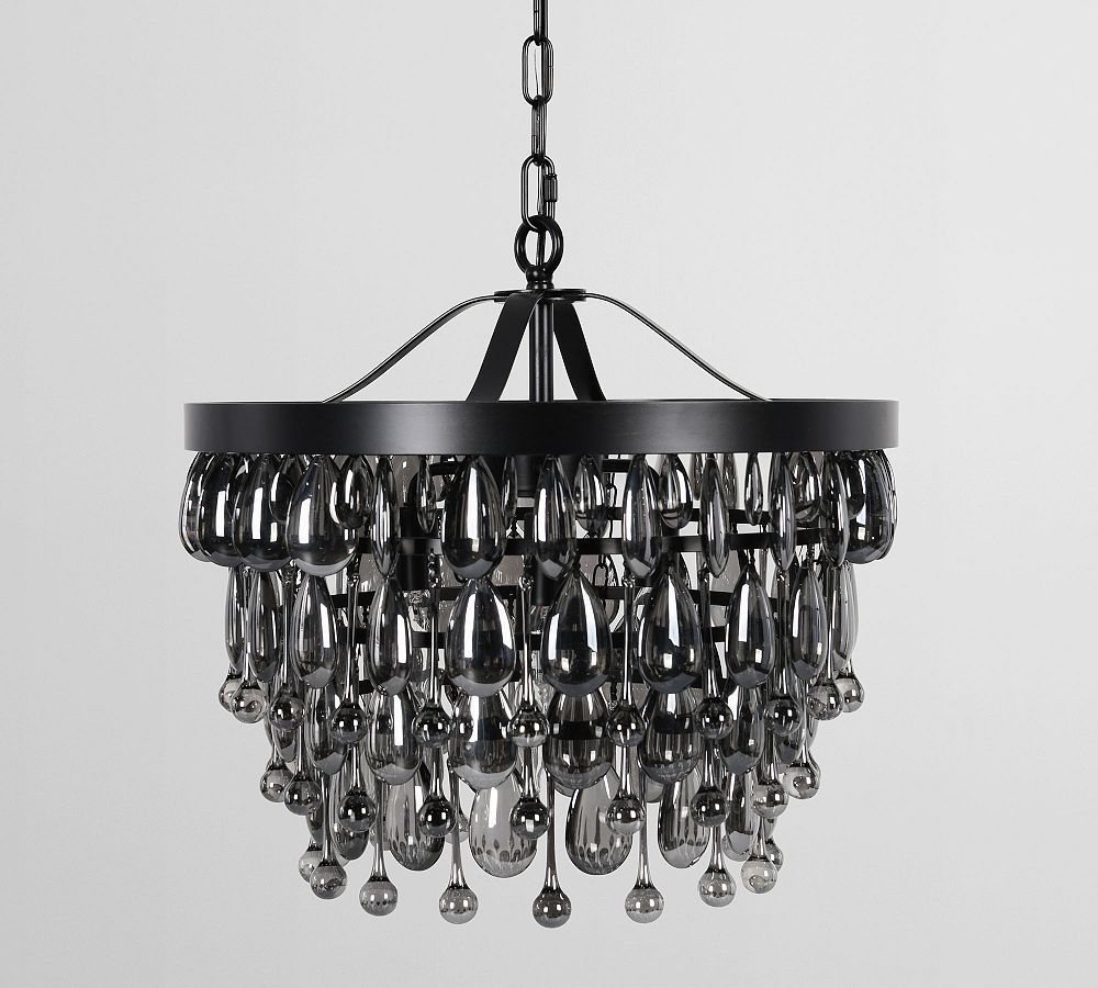 Ordman Crystal Round Chandelier (28") - Zonesus