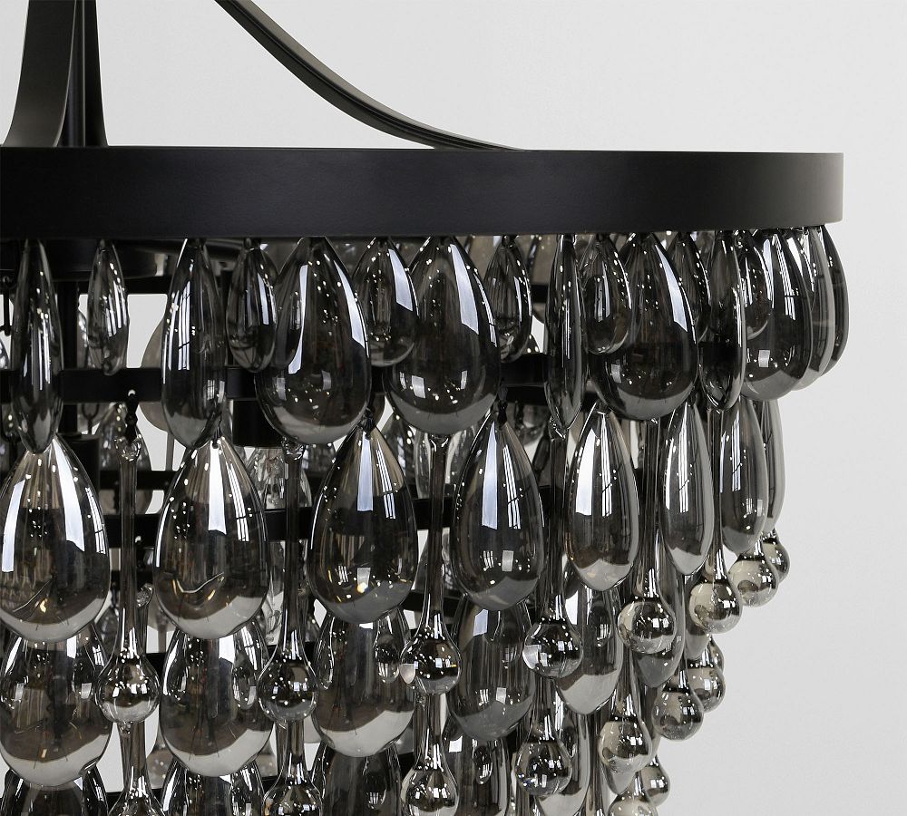 Ordman Crystal Round Chandelier (28") - Zonesus