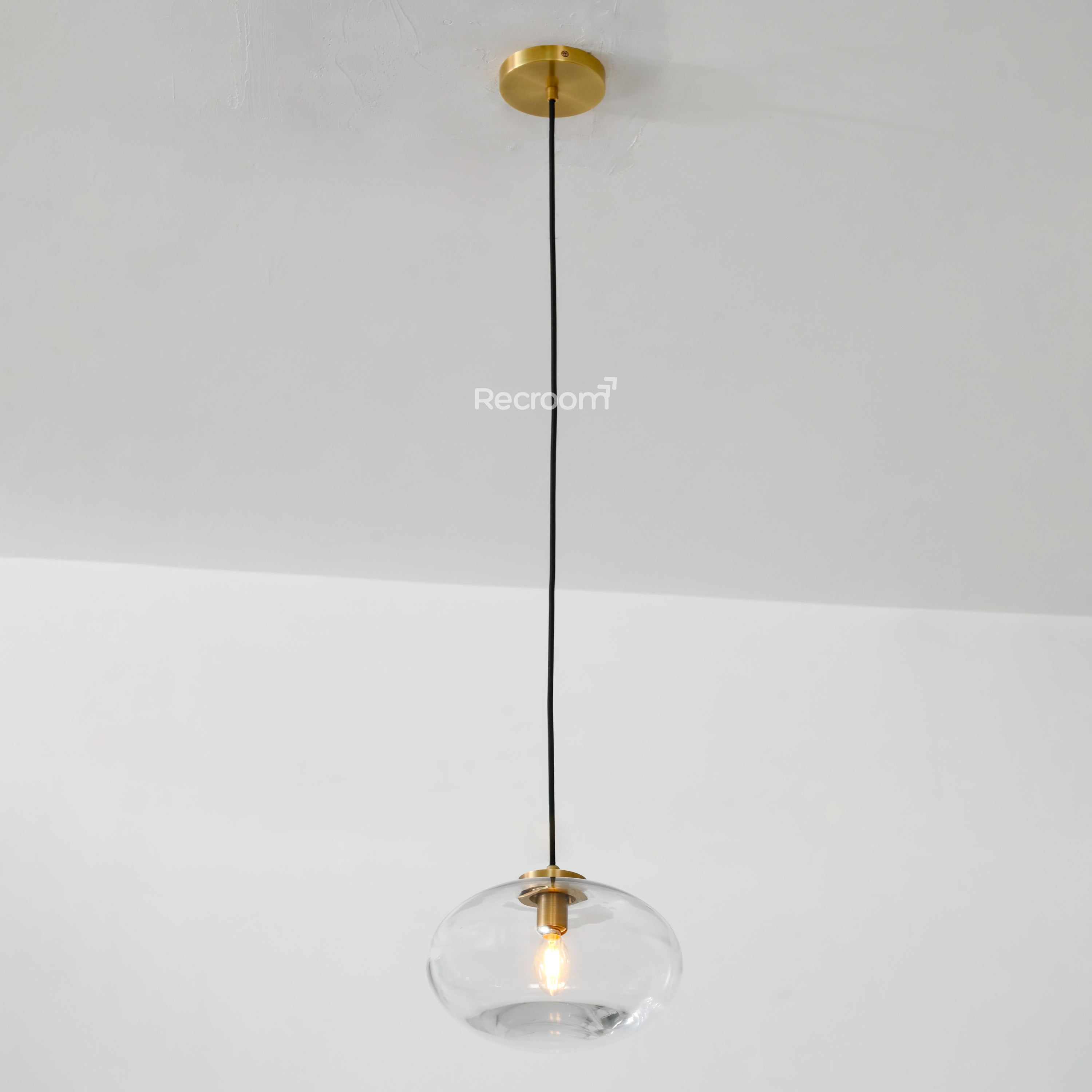 Cabretten Clear Glass Pendant 10" - Zonesus
