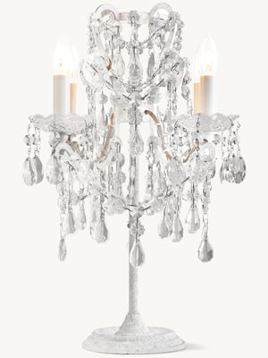Manor Court Crystal Table Lamp - Zonesus