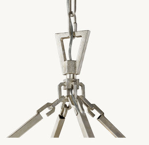 19TH C. ENGLISH OPENWORK TWO-TIER ROUND CHANDELIER 40" - Zonesus