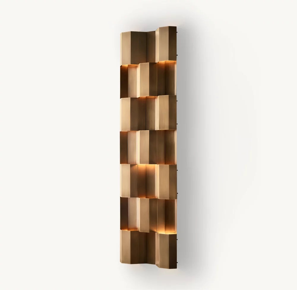 Modernist Grid Grand Sconce - Zonesus