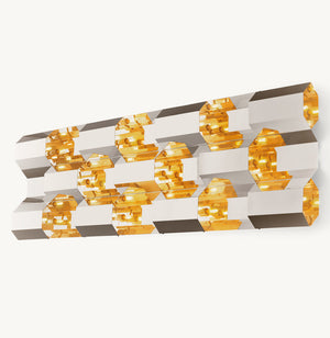 Modernist Grid Grand Sconce - Zonesus