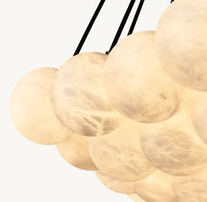 Etoile Alabaster Chandelier 42''D - Zonesus