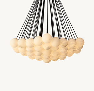 Etoile Alabaster Chandelier 42''D - Zonesus