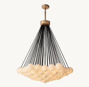 Etoile Alabaster Chandelier 42''D - Zonesus