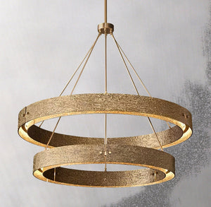Nova Two-Tier Round Chandelier 60" - Zonesus