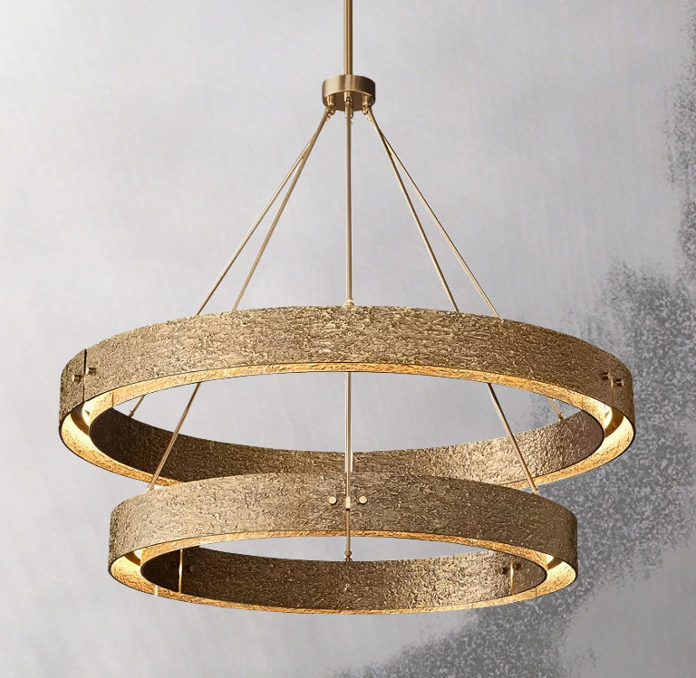 Nova Two-Tier Round Chandelier 60" - Zonesus