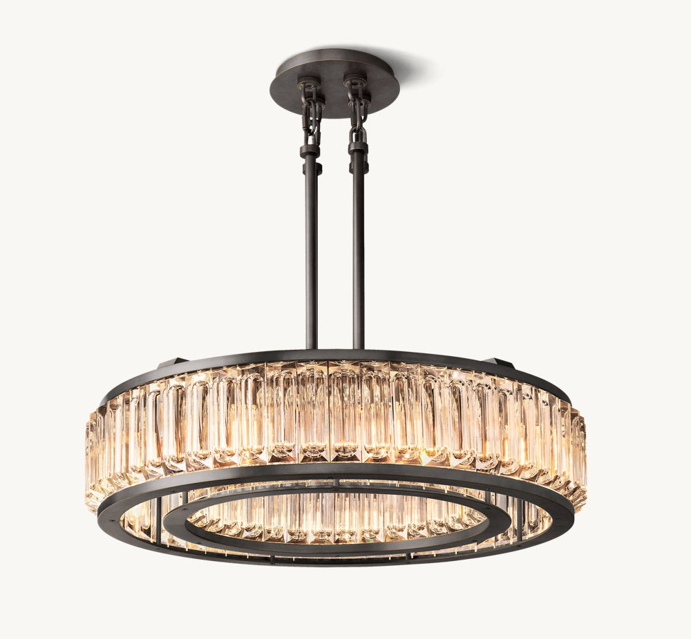 Mauriar Round Chandelier 37" - Zonesus