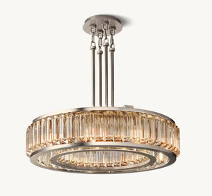 Mauriar Round Chandelier 37" - Zonesus