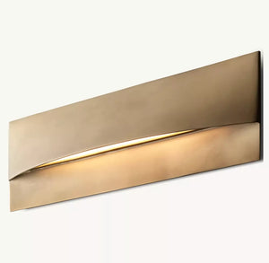 Taza Horizontal Rectangulae Sconce - Zonesus