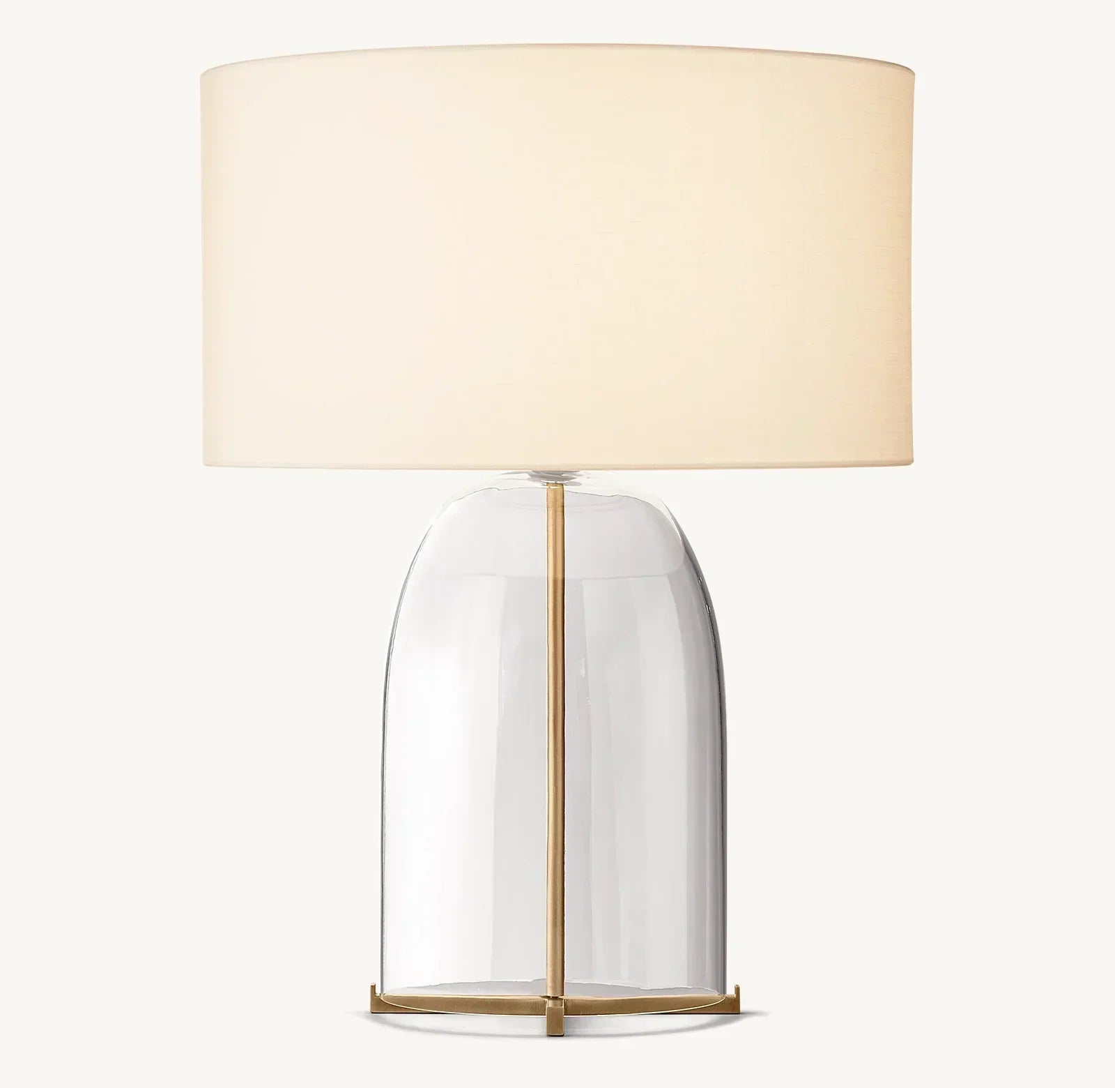 Bloomy Clear Glass Table Lamp - Zonesus