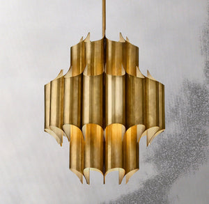 Catherine Brass Chandelier Pendant 24" - Zonesus