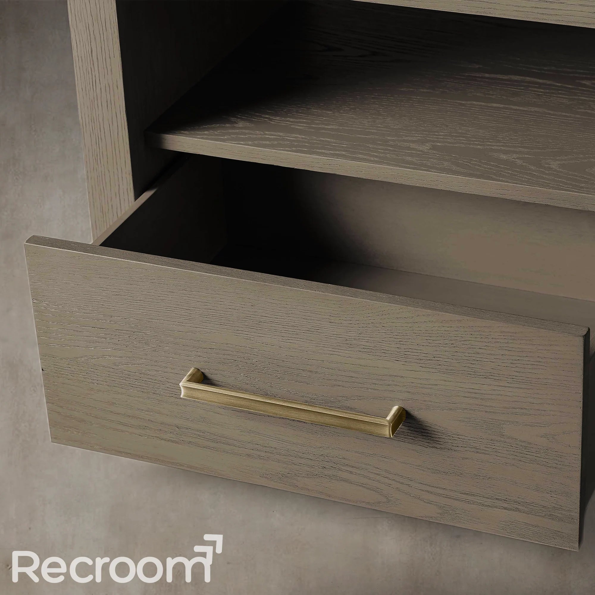 Bood Open Nightstand in Salvaged Grey - Zonesus