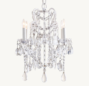Manor Court Crystal 4-arm Chandelier - Zonesus