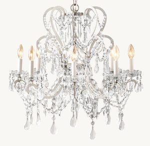 Manor Court Crystal 8-Arm Chandelier - Zonesus