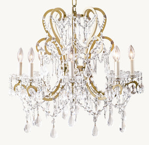 Manor Court Crystal 8-Arm Chandelier - Zonesus
