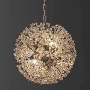 Arora Crystal Small Pendant 15"D - Zonesus