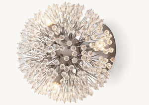 Arora Crystal Sconce 8''D - Zonesus