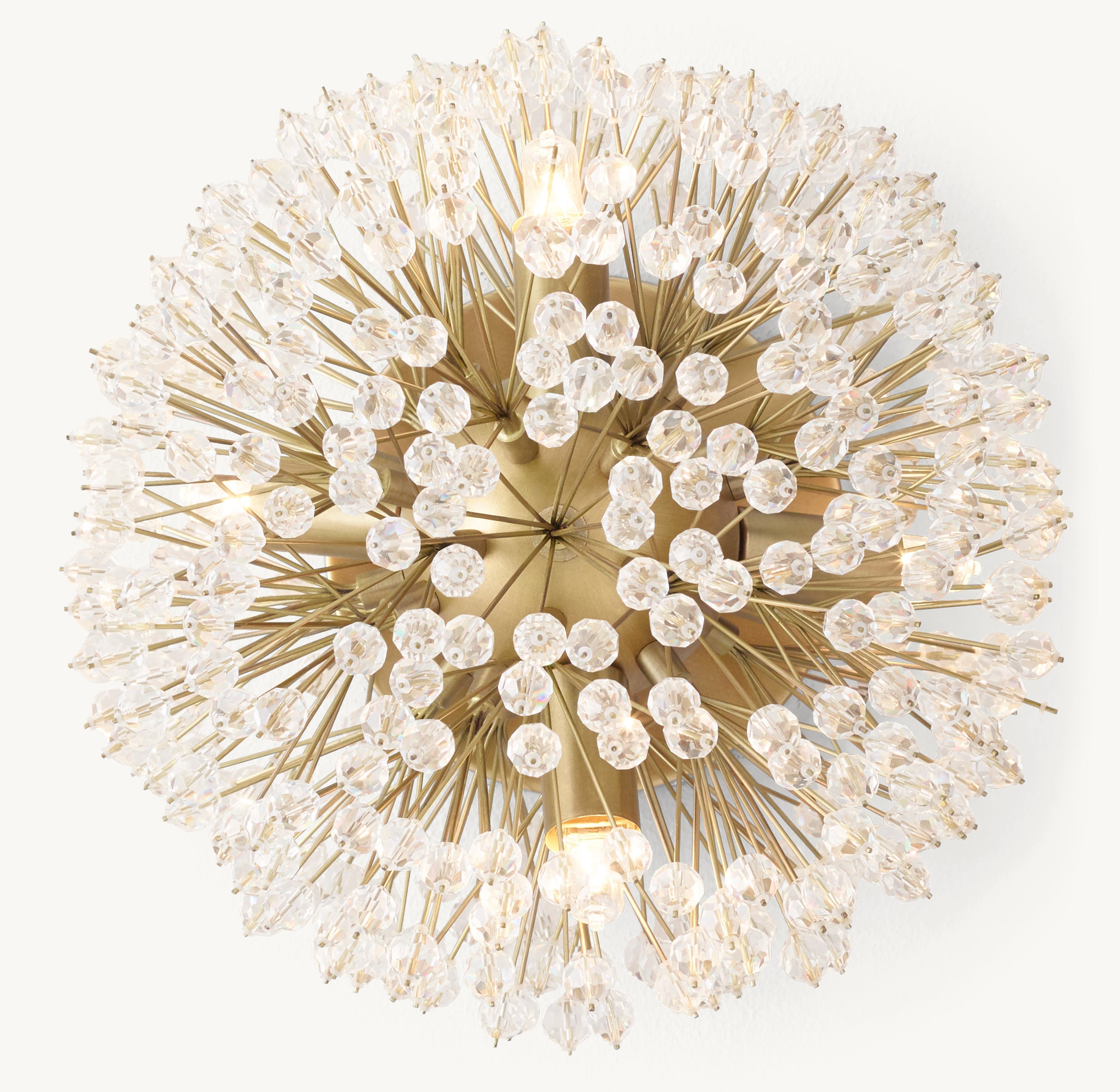 Arora Crystal Sconce 8''D - Zonesus