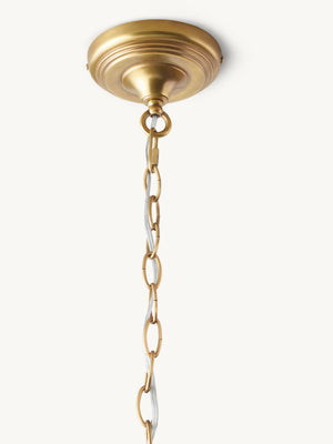 Athena Clear Crystal Small Pendant 16"D - Zonesus