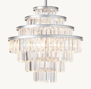 Alaine Crystal Small Pendant 18"D - Zonesus